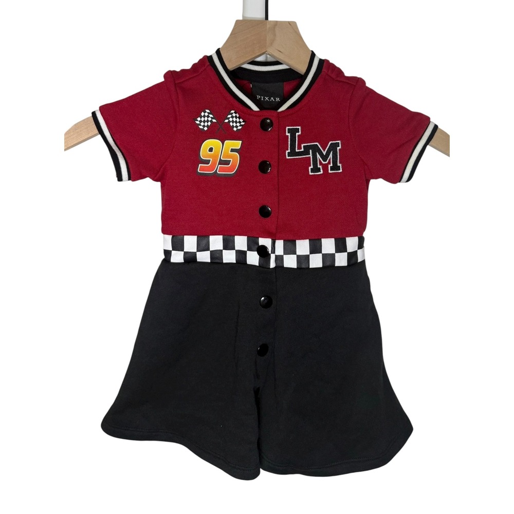 Disney Pixar Cars Lightning McQueen Dress BoxLunch 2T Costume Halloween